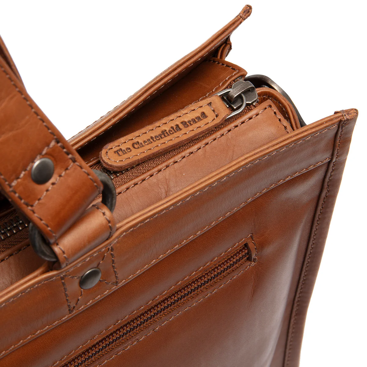 The Chesterfield Brand Manly Shopper Cognac