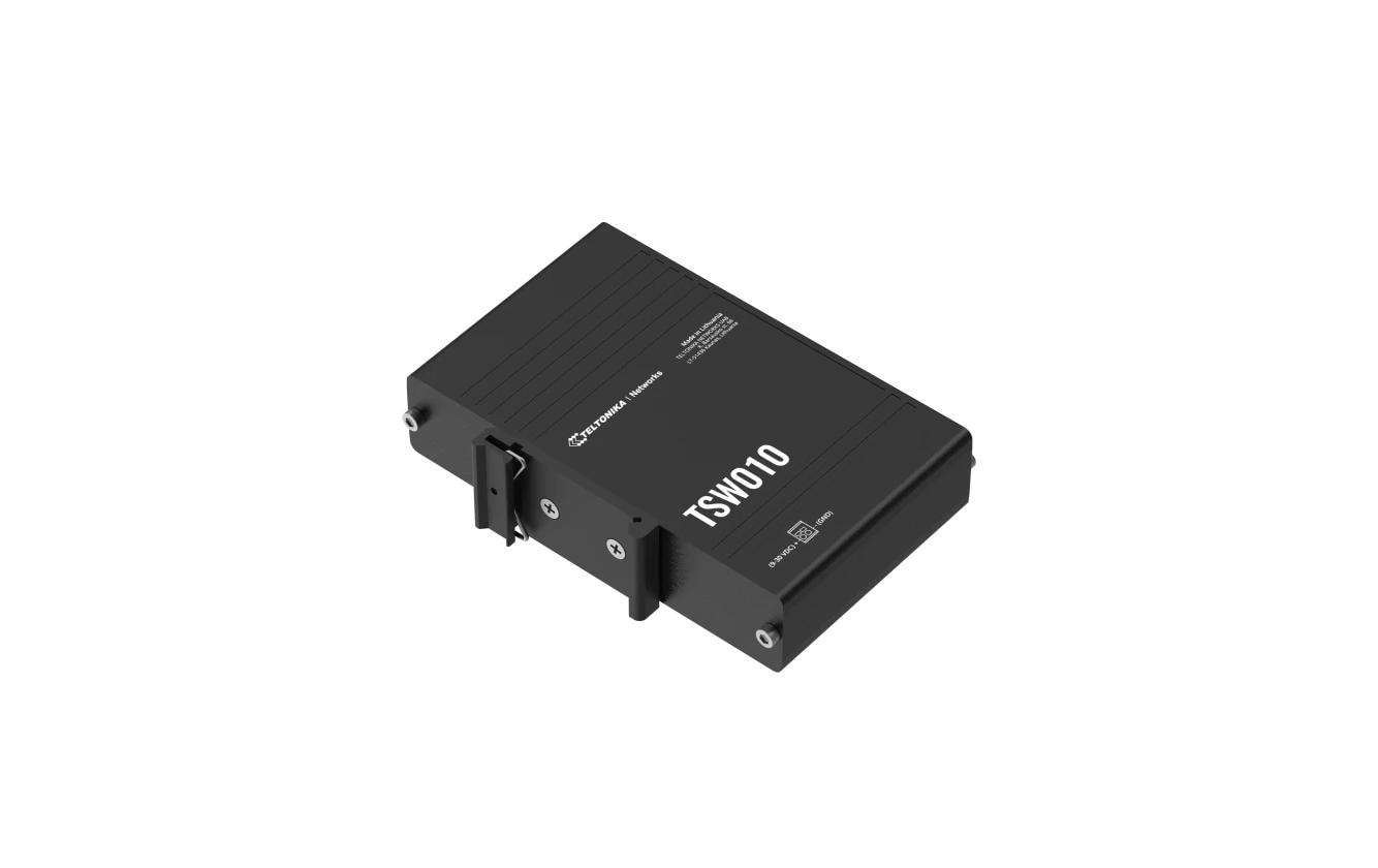 Rail Switch TSW010 5 PortSwitch mit DIN-Schiene