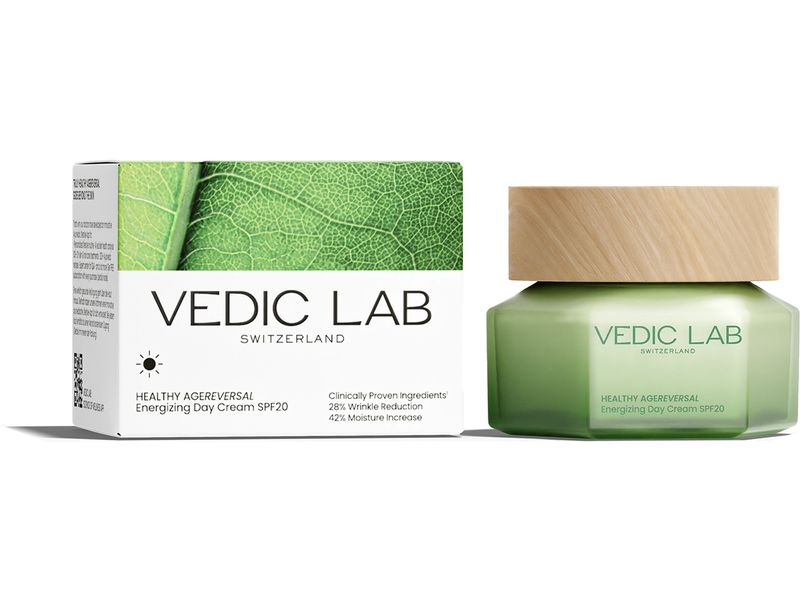 VEDIC Lab Tagescrème Energizing 50 ml Natürliche leichte Tagespflege mit SPF 20