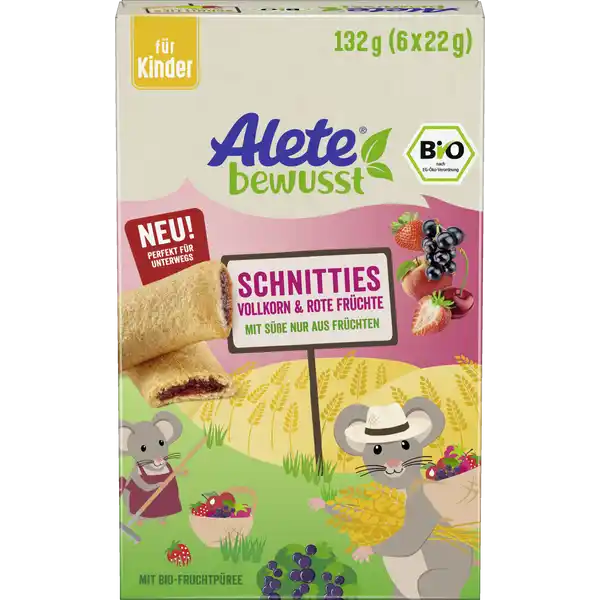Bio Schnitties Vollkorn & Rote Früchte