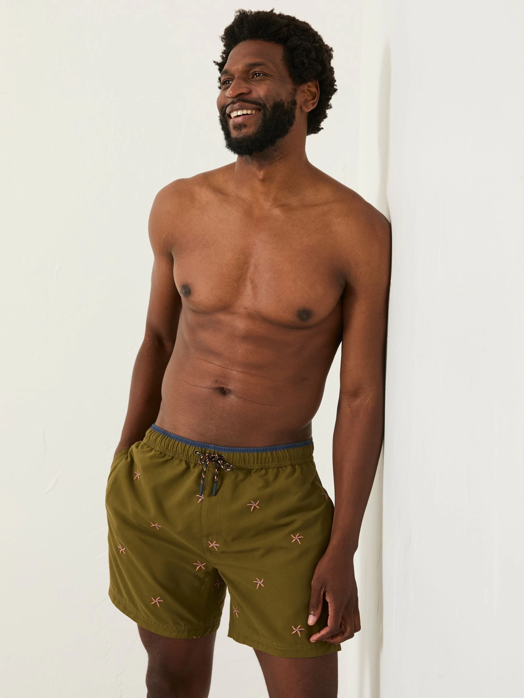 FatFace Embroidered Starfish Swim Shorts