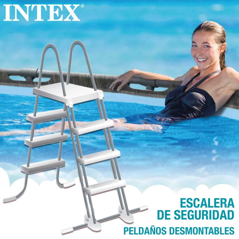 Intex Greywood Prism Premium Ø 457x122 cm Stahl Runder Aufstellpool