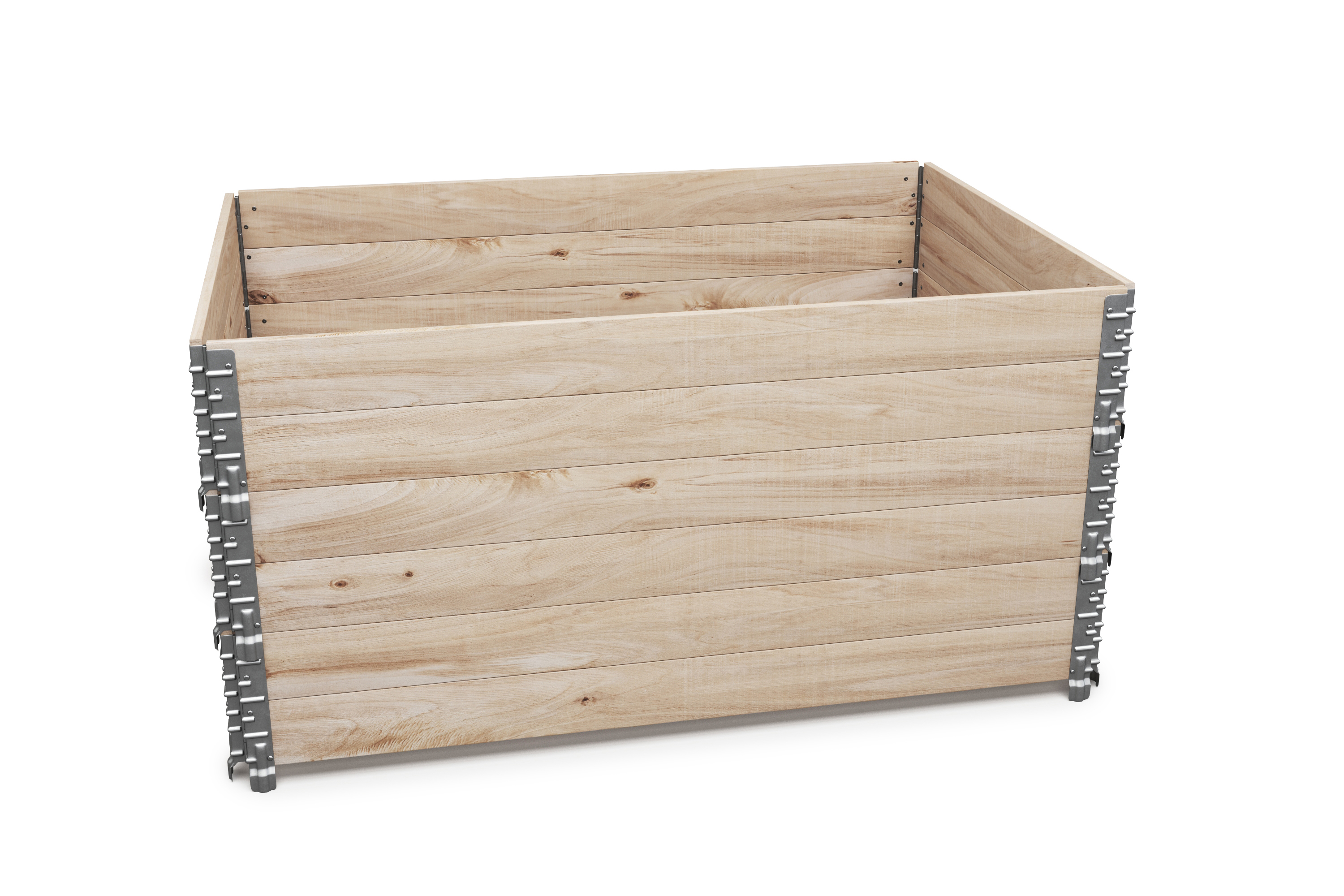Faltrahmen für Hochbeet Holz 120 x 80 x 20 cm 3er Set