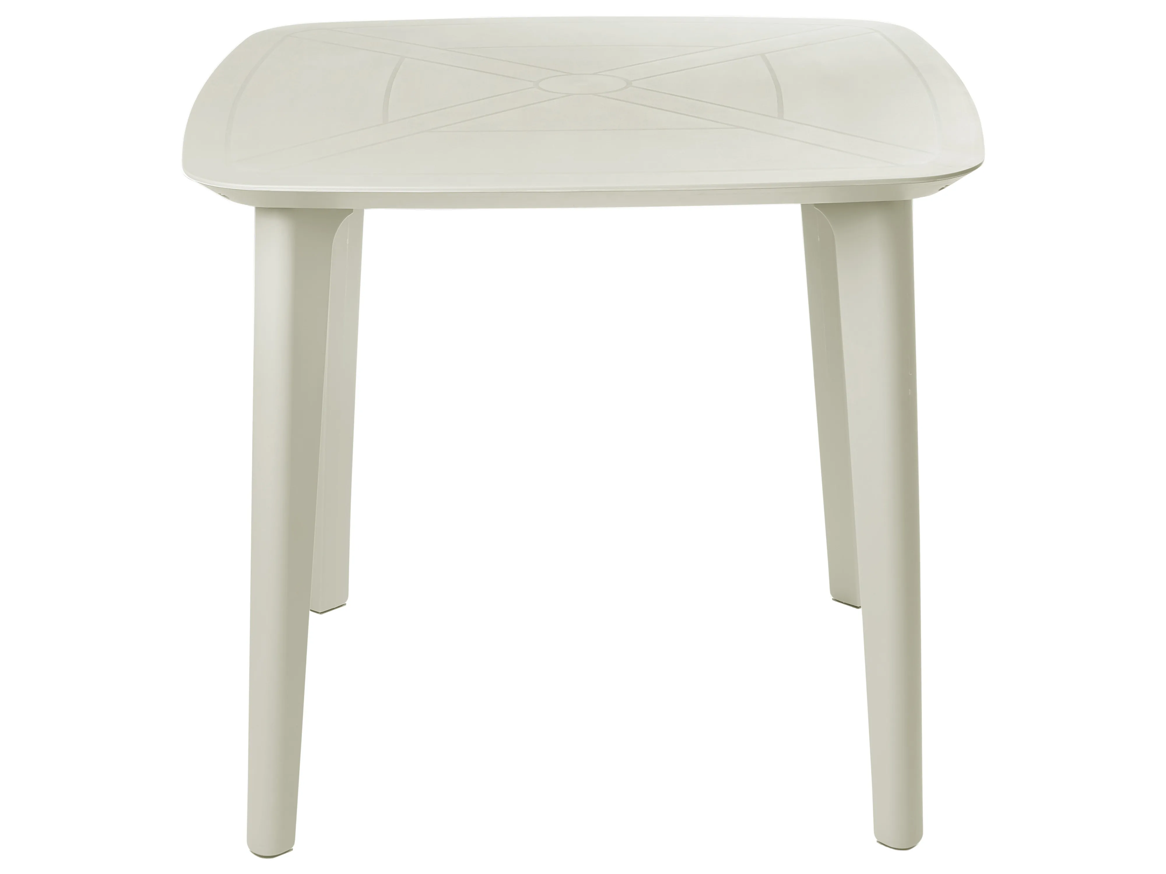 Tuin eettafel SORICO 86 cm 86 cm Lichtbeige