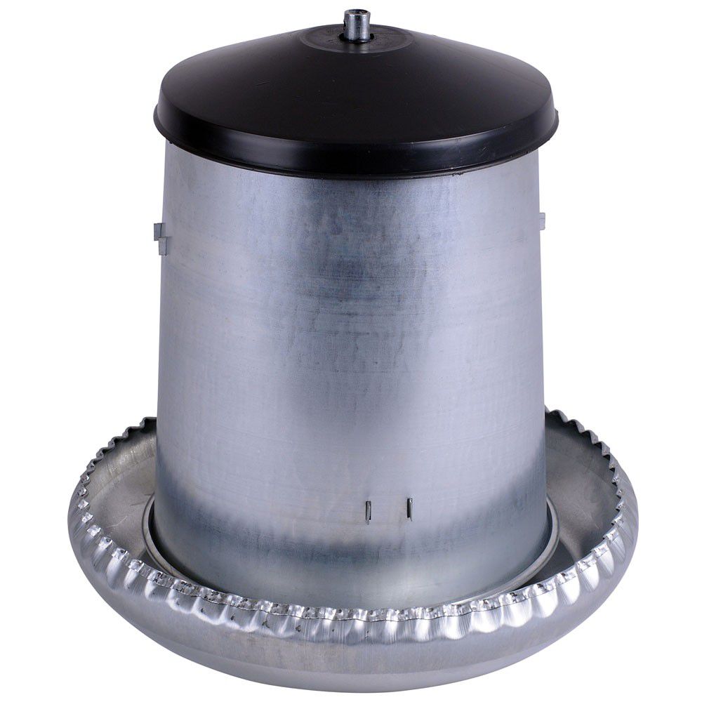 Olba - Voersilo - Verzinkt 5kg - 5 Kilogram - 34x30.5x30.5 cm
