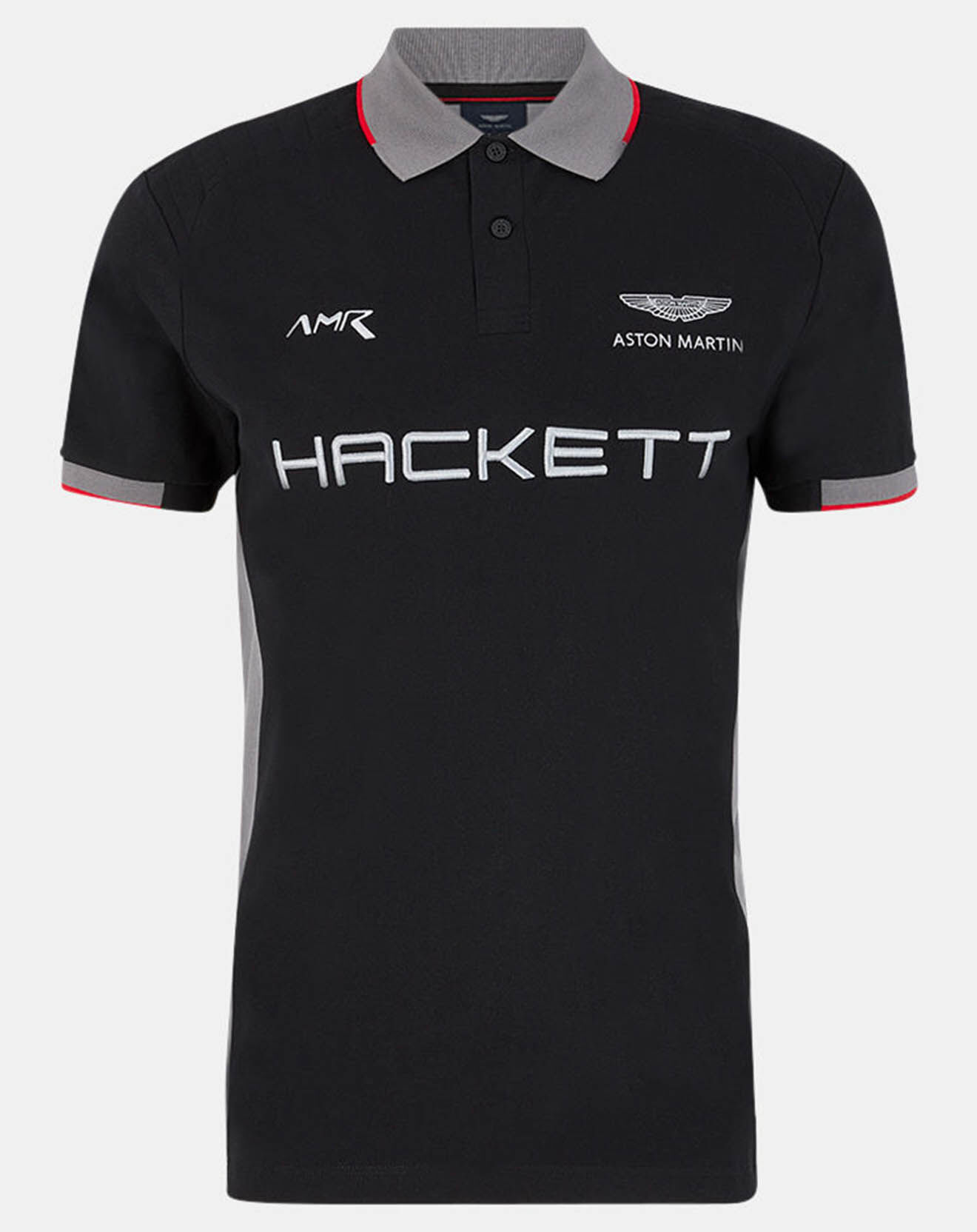 Hackett London Polo Classic Fit Aston Martin Racing mix  noir/gris