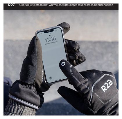 Gants Hiver R2B Gants tactiles imperméables de luxe