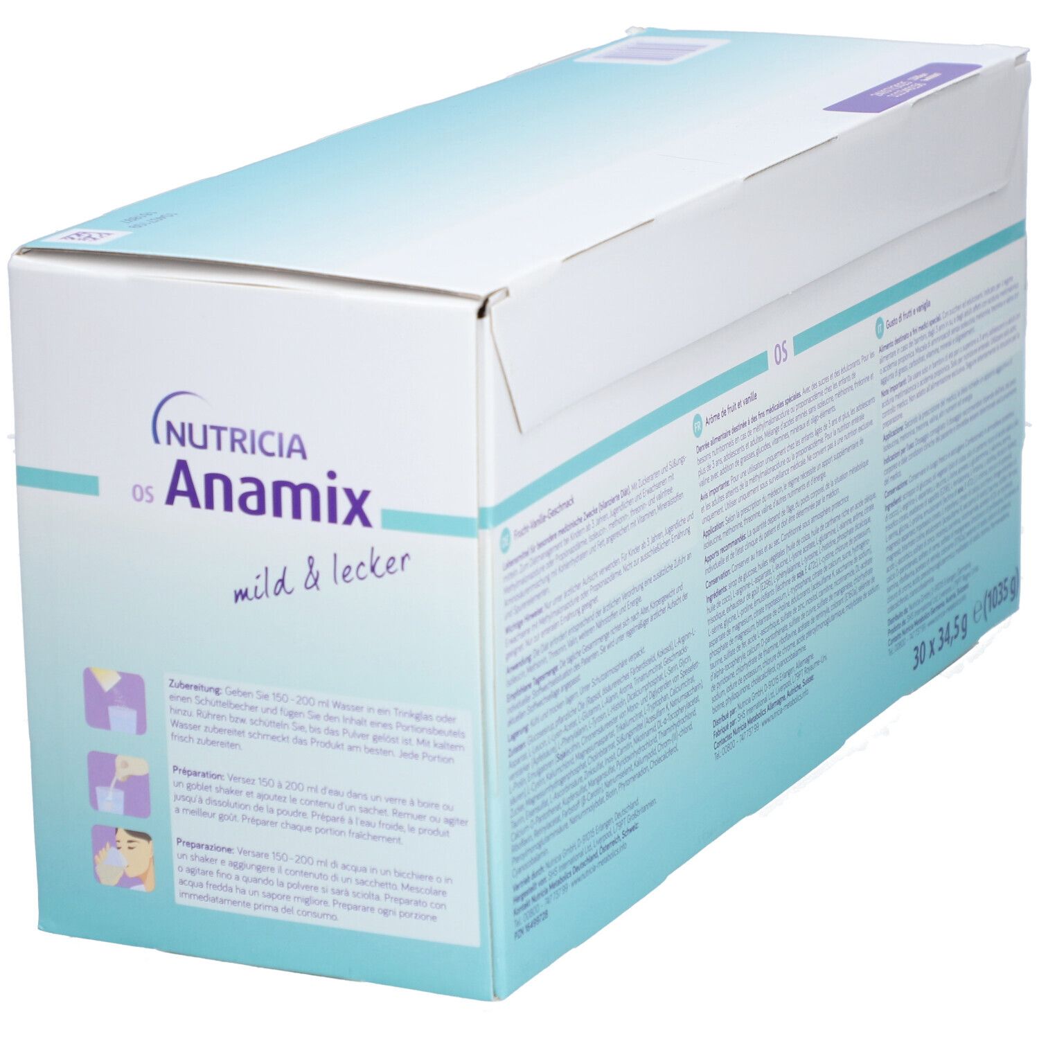 NUTRICIA PKU Anamix Frucht-Vanille Geschmack