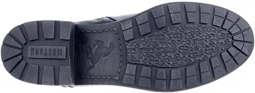 Mustang zwart 15M0062002 - maat 44 veterboot zwart - maat 44 Calandschoen