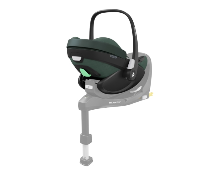 Pebble 360 Pro 0 - 15 M  40 - 87 cm  0 - 13 kg    Innovative SlideTech®-Technologie |    Flache Liegeposition |    Easy-in-Gurt |    G-CELL Seitenaufprallschutz |    FlexiSpin-Drehung mit nur einer Hand |