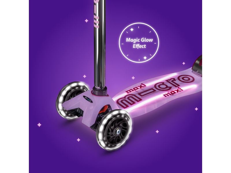 Micro Mobility Scooter Maxi Micro Deluxe Glow LED Plus Lumi Scooter für Kinder