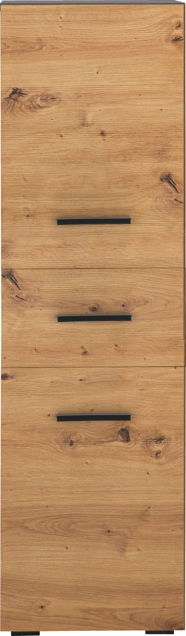 INOSIGN Midischrank »Skara« verstellbarer Einlegeböden hinter jeder Tür, Breite 38 cm, Höhe 130 cm