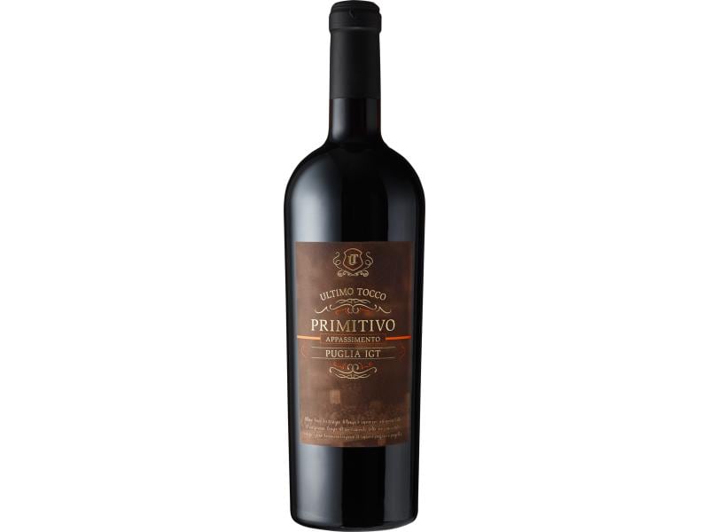 Ultimo Tocco Primitivo Puglia IGT Appassimento 0.75 l Runder Rotwein aus Italien