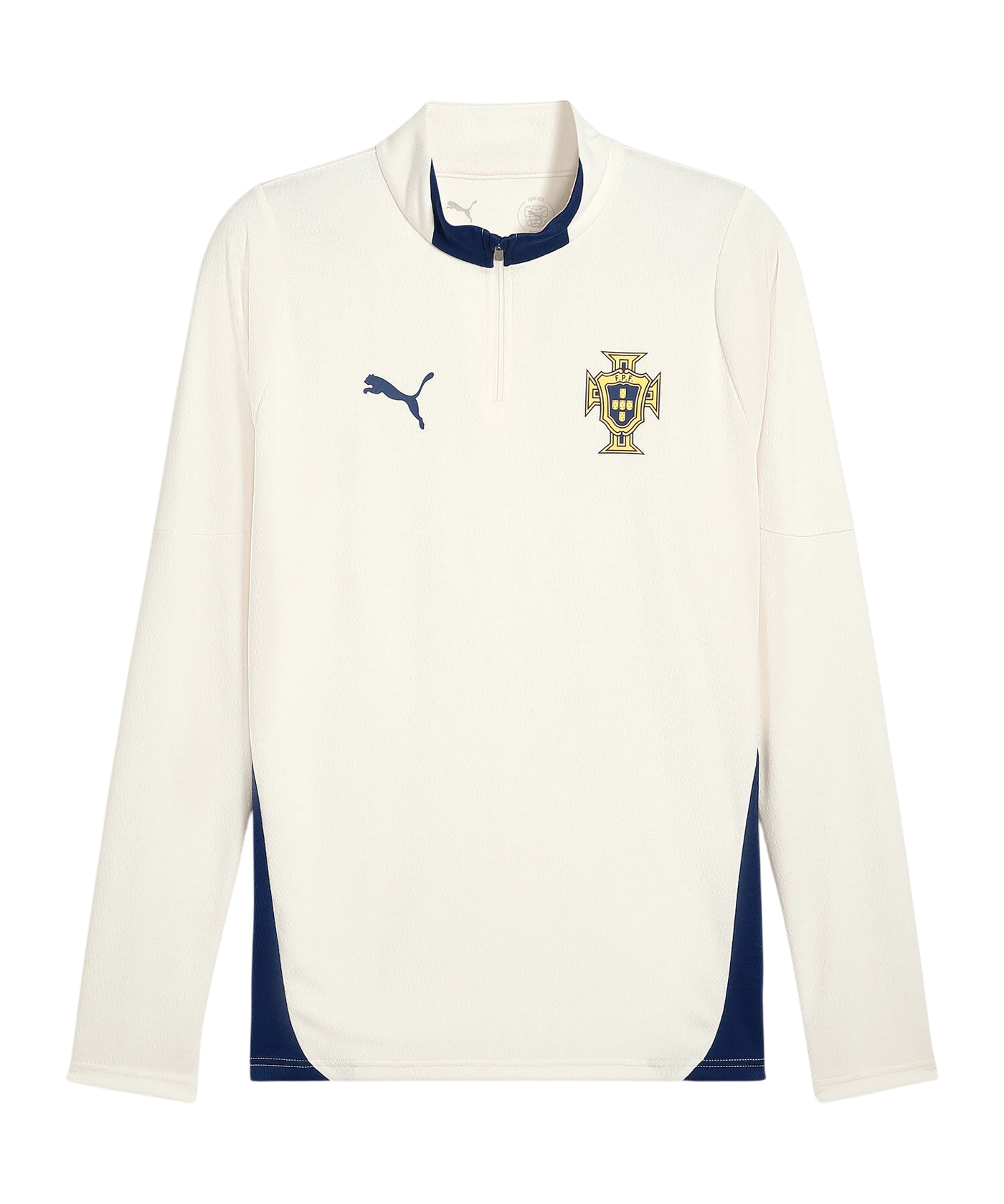 PUMA Portugal Training 1/4 Zip Sweatshirt Beige F12