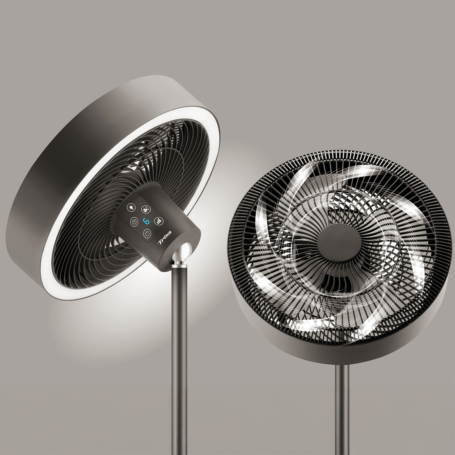 Trisa Standventilator «Ambiance» mit LED-Beleuchtung