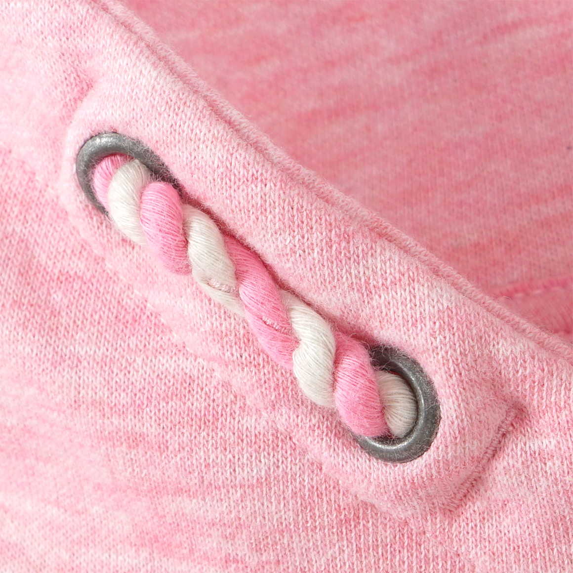 Yigga Mädchen Sweatshirt mit Glitzer-Print rosa
