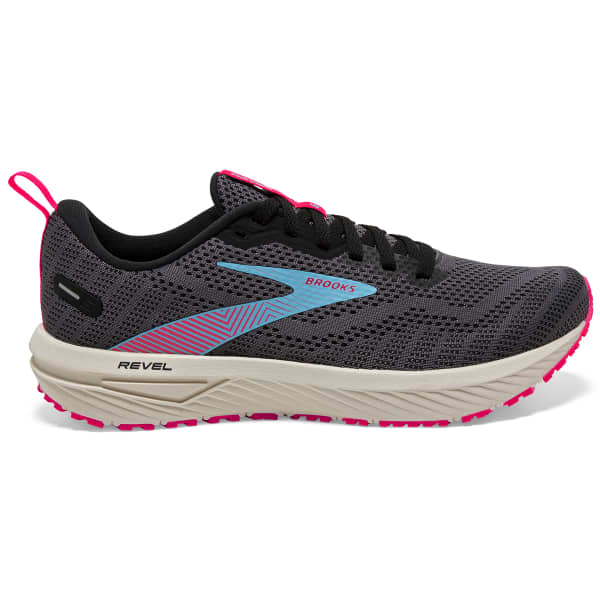 Chaussure running BROOKS REVEL 6 W BLACK/EBONY/BLUEFISH