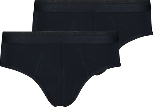 2 slips homme coton real lasting bleu foncé