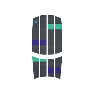 DUOTONE Traction Pad Team ( Mini) -3mm- Dark grey / violet - 2023