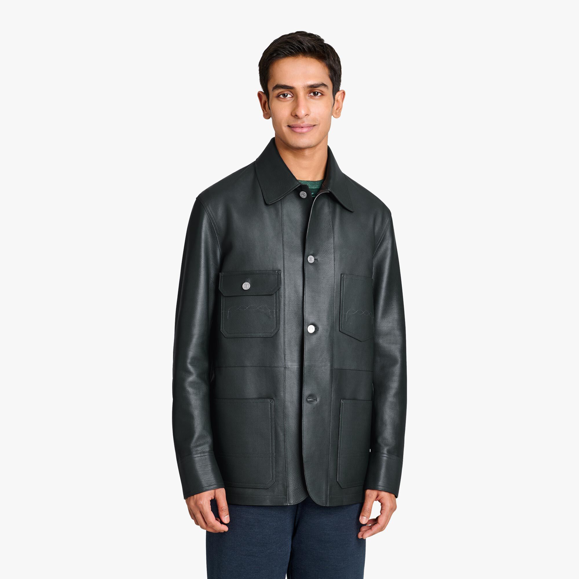 Veste De Travail En Cuir