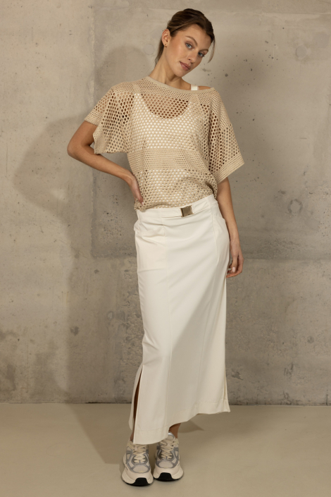 Kimara beige dames trui