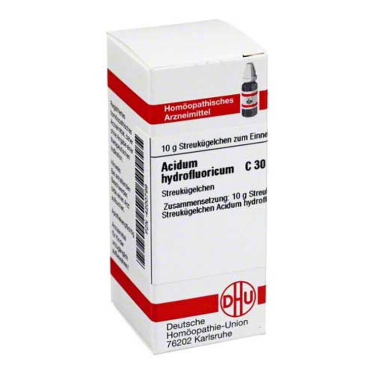 DHU Acidum hydrofluoricum C 30 G, 10 g
