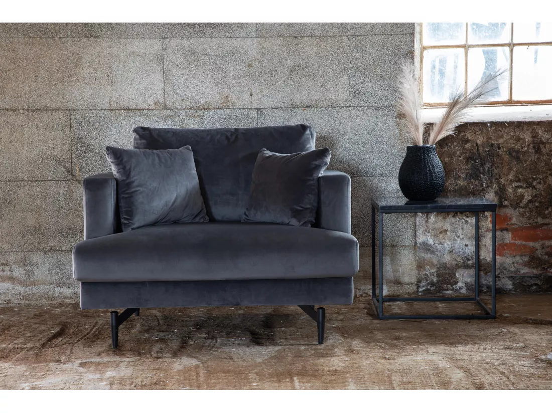 Fauteuil SOFIA AC 1NOS 108x91x120 Grisfoncé