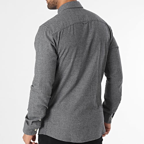 Chemise Manches Longues A Carreaux Niko 22019878 Gris Chiné