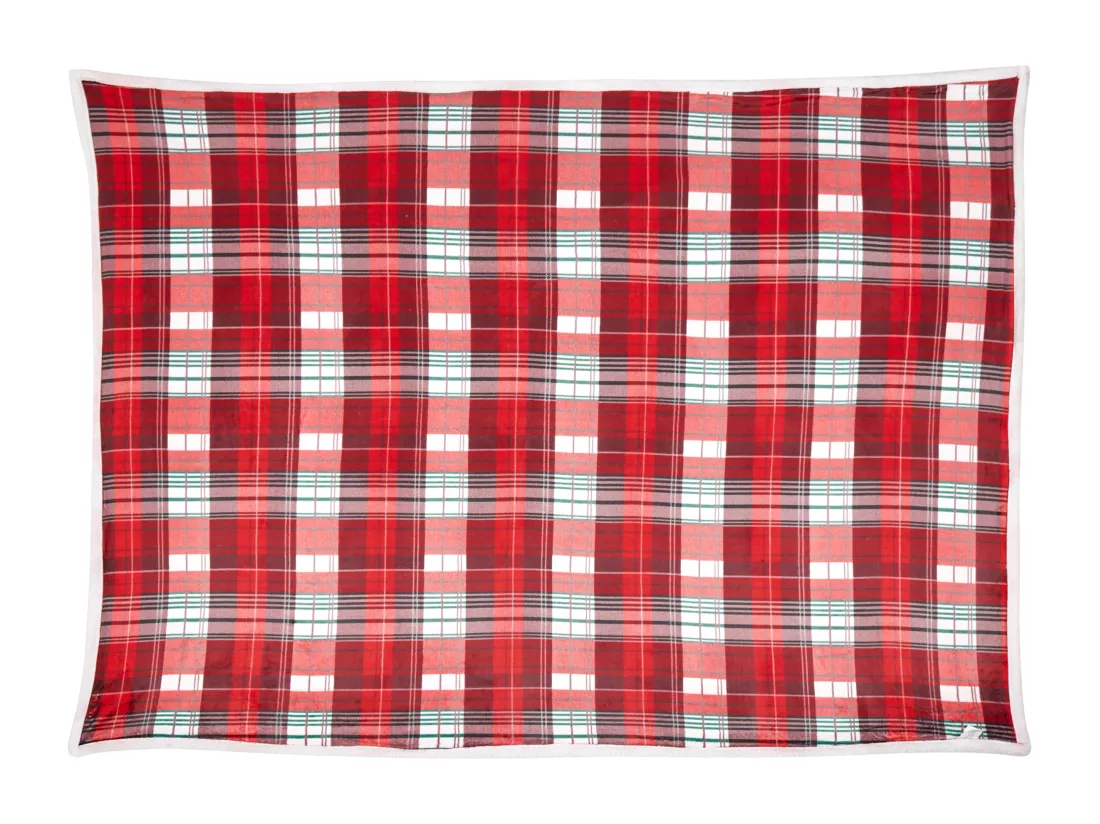 Couverture FUDGE 150 x 200 cm Rouge