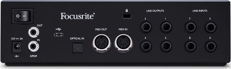 Focusrite Clarett+ 4Pre - Audio Interface - 18 Ingangen - 8 Uitgangen - USB-C