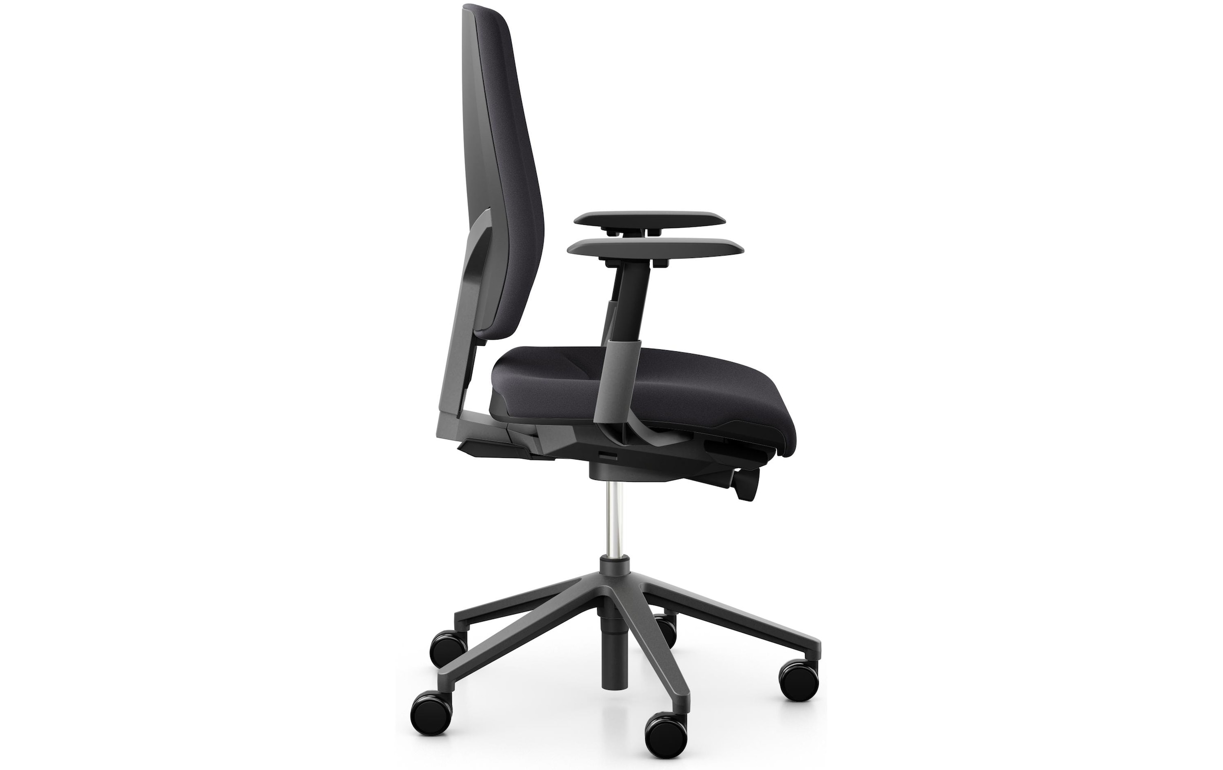 Giroflex Schreibtischstuhl »68 mit Polsterrücken und Armlehnen, Charcoal« ()