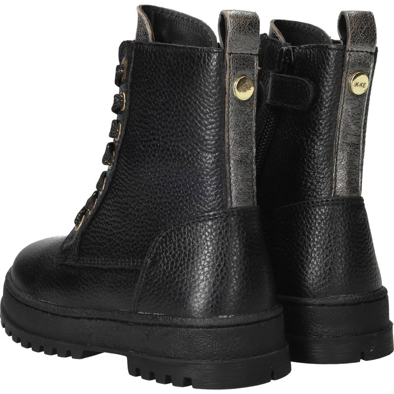 IK-KE Veterboots Zwart Meisjes