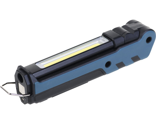 LUMAK PRO LED oplaadbare handzaklamp 120 lm + 350 lm, 3u/5u looptijd, 6500 K daglichtwit, IP44 met USB-kabel