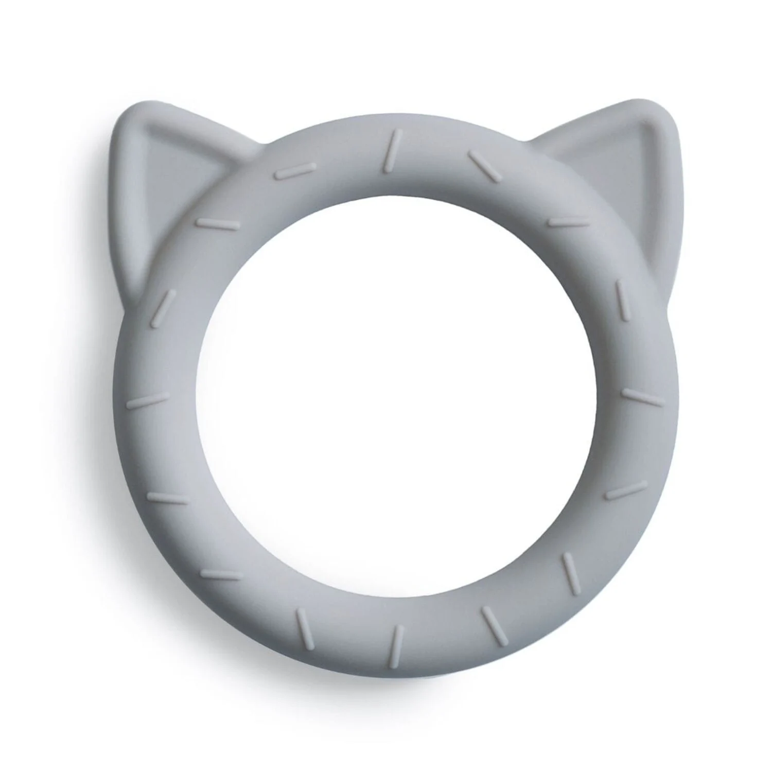 Mushie | Teether Cat | Stone