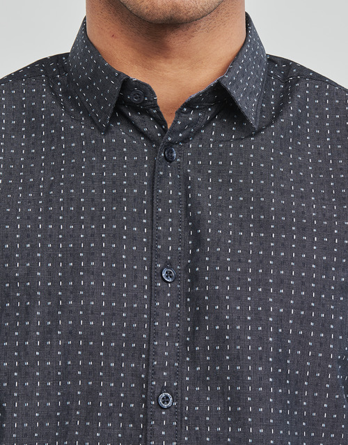 Tom Tailor - FITTED PRINTED SHIRT - Marine