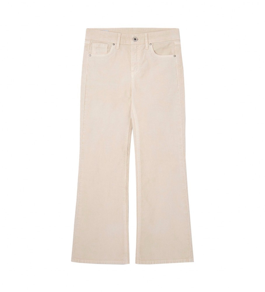 Calça Pepe Jeans Willa Jr, Off-White