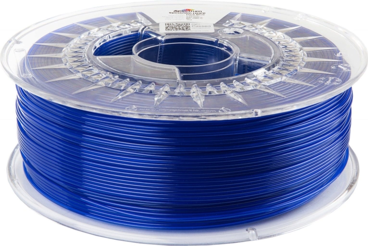 Spectrum  HDPE Dark Blue, 1,75 mm / 1000 g    High-Density Performance mit echter Low-Warp-Technologie in Dark Blue