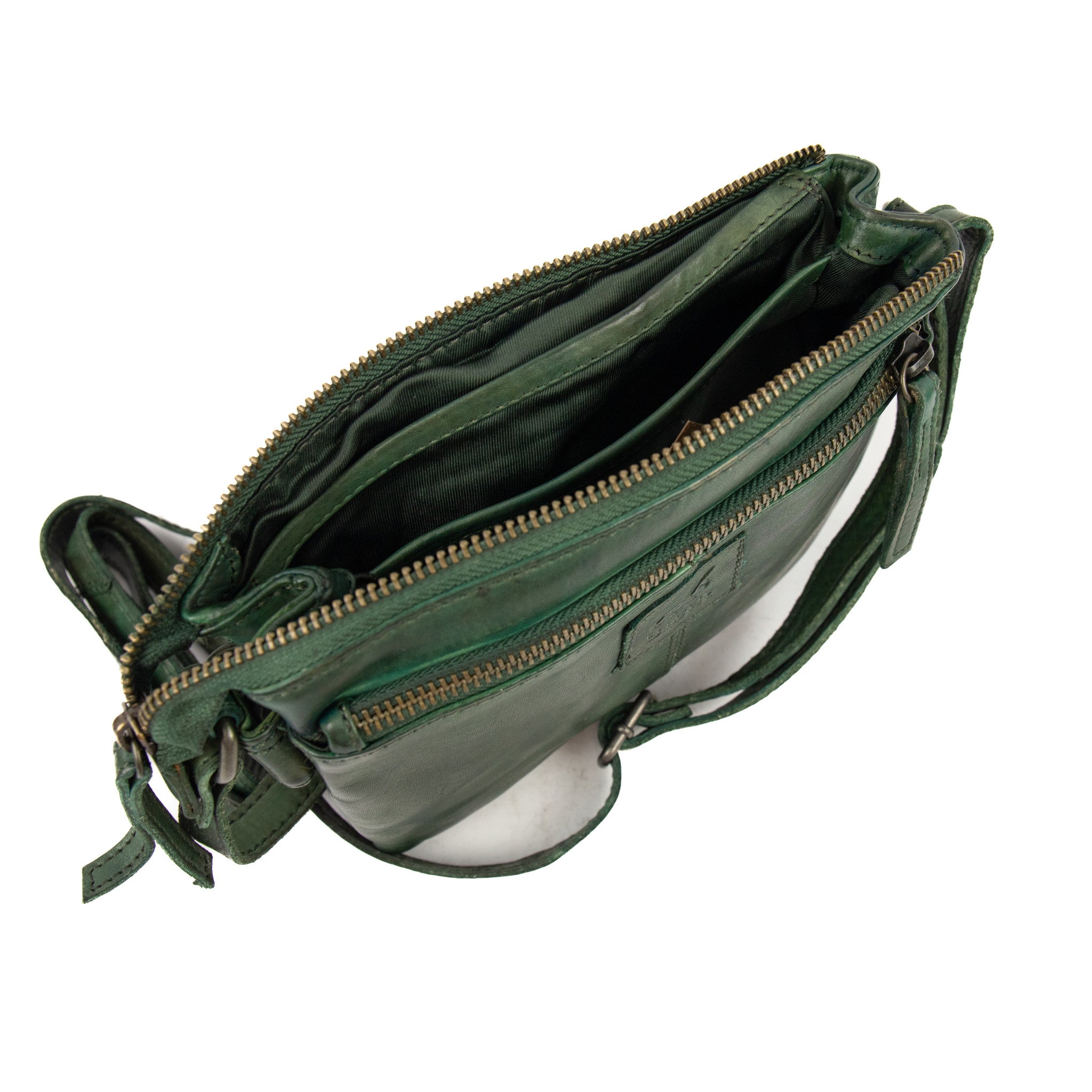 Schoudertasje 'Maithe' groen - CL 41703 Groen