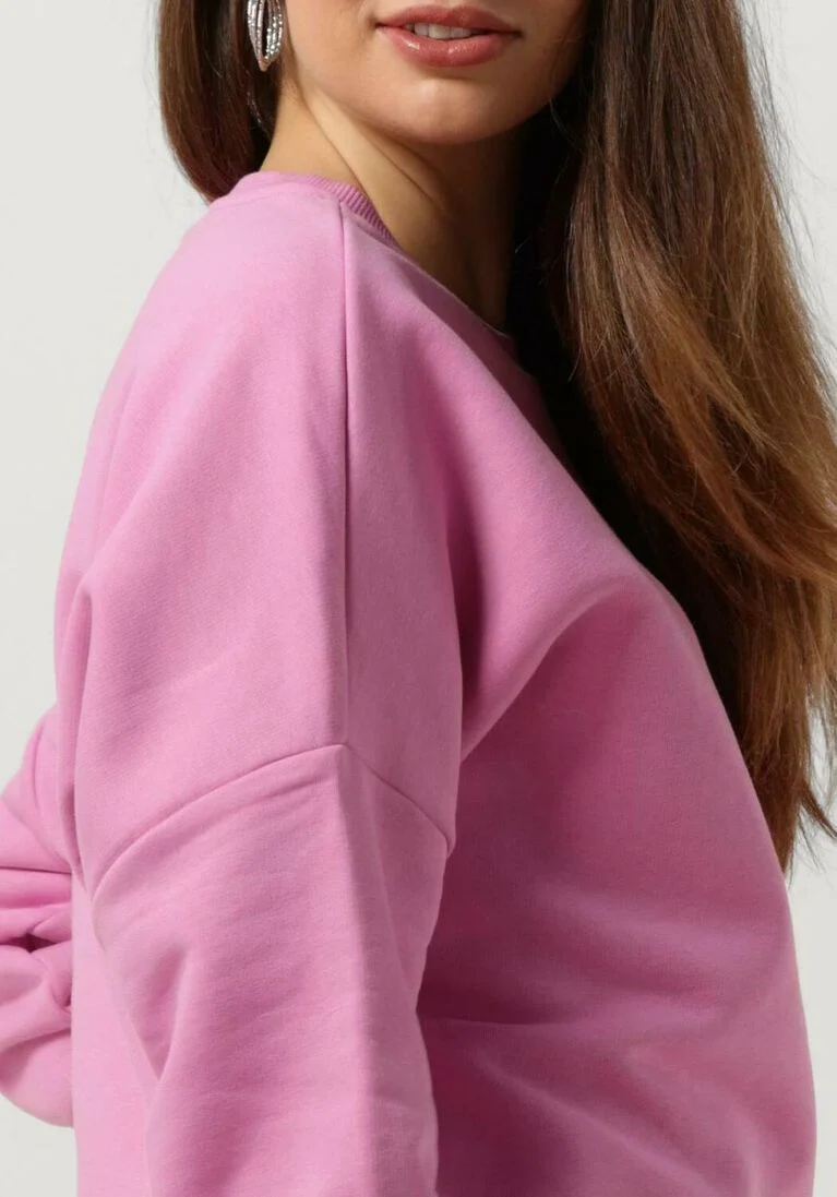 COLOURFUL REBEL roze colourful rebel sweater self love club dropped shoulder sweat