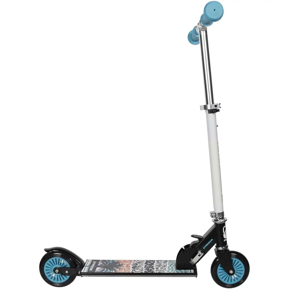 TROTINETTE FREEGUN BLEU 2 ROUES 121 MM