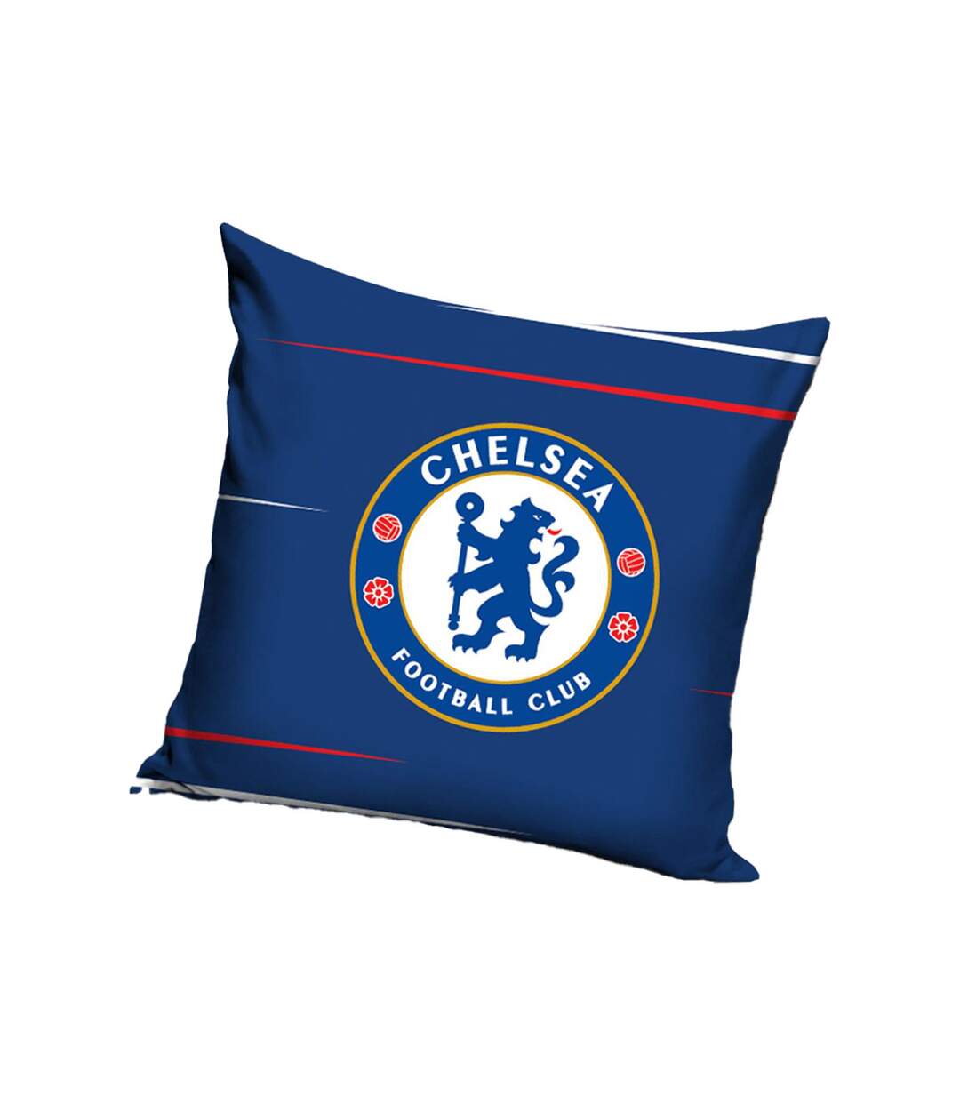 Chelsea FC - Coussin (Bleu / Bleu / Blanc / Blanc) (40 cm x 40 cm) - UTAG446
