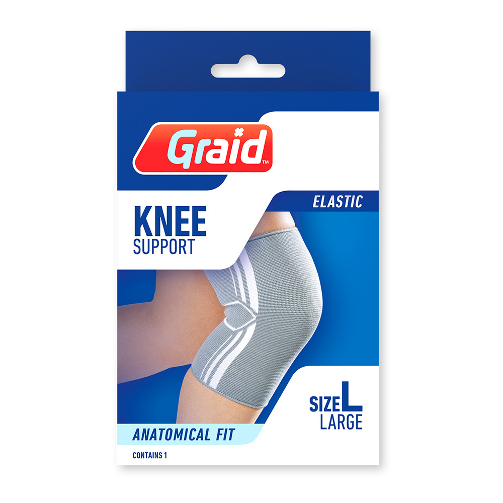 Graid Elastisk Knæstøtte L - 1 stk