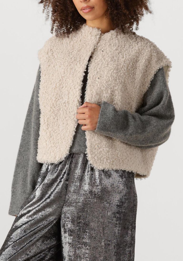 ecru knit-ted gilet joshie