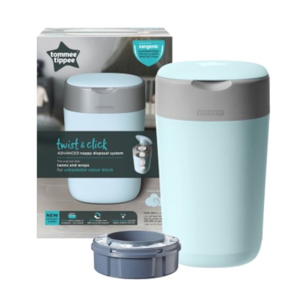 Tommee Tippee Sangenic Twist & Click Luieremmer - ECO - Blauw