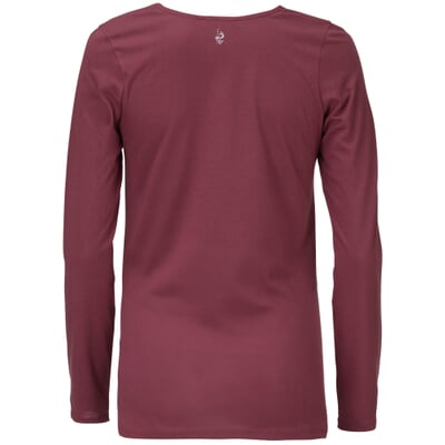 Damen-Shirt Cascade, Dunkelrot