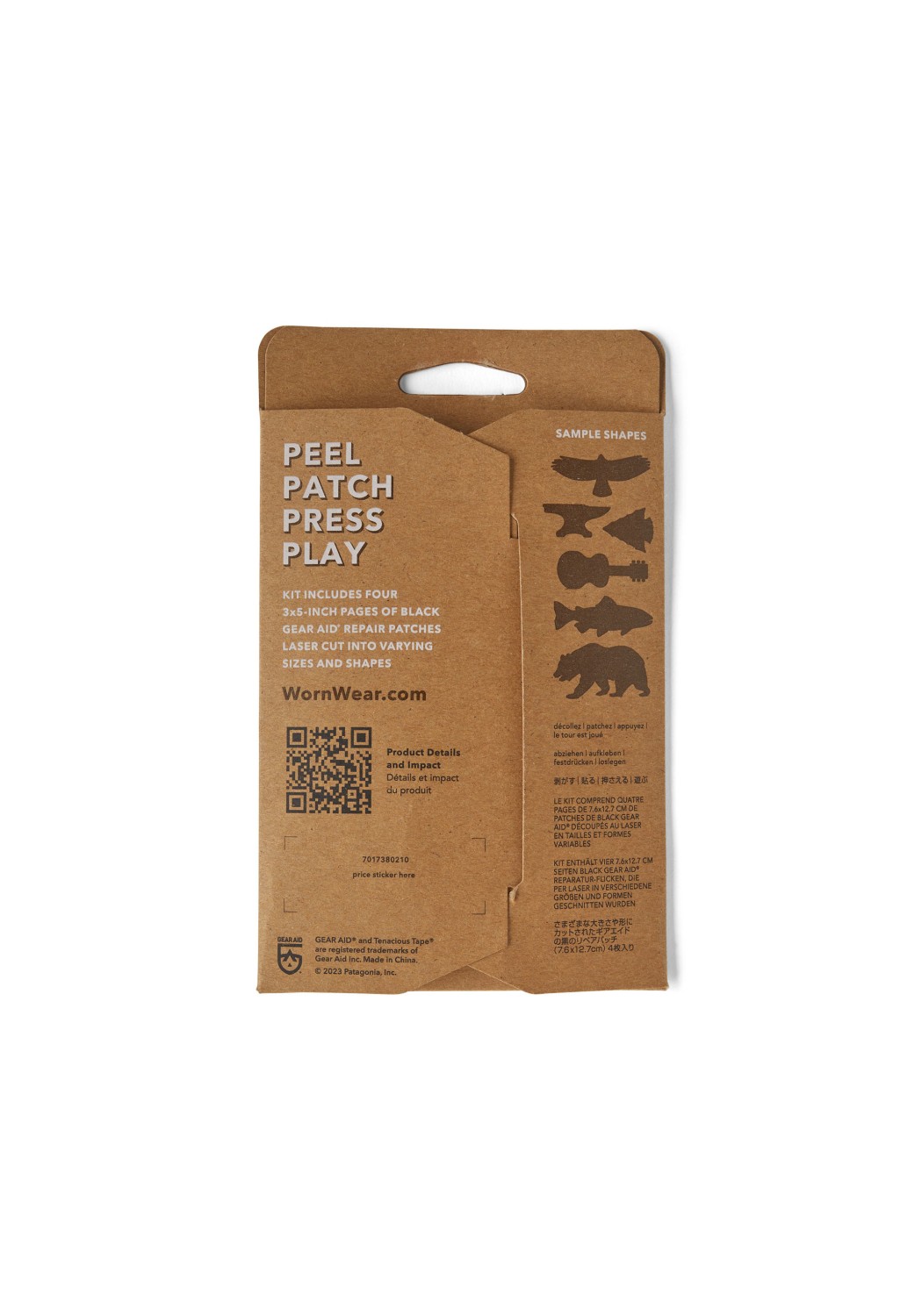 Patagonia Reparaturset Worn Wear Patch Kit Black