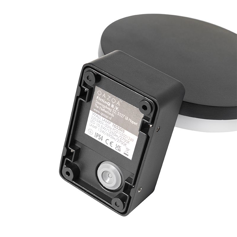 Moderne buiten wandlamp zwart incl. LED IP54 - Esmee