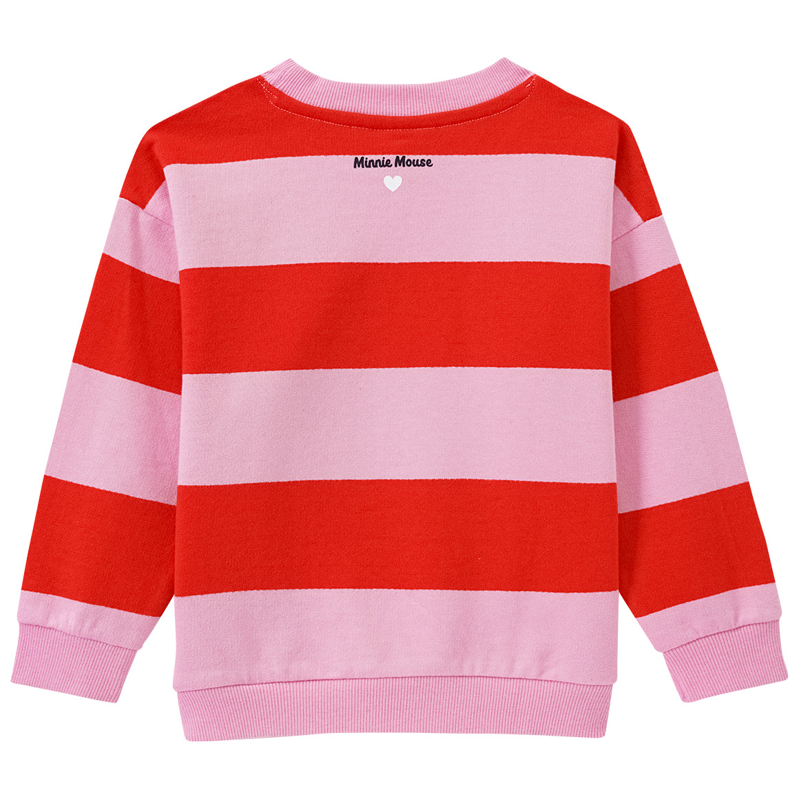 Topolino Minnie Maus Sweatshirt mit großem Print rot / rosa