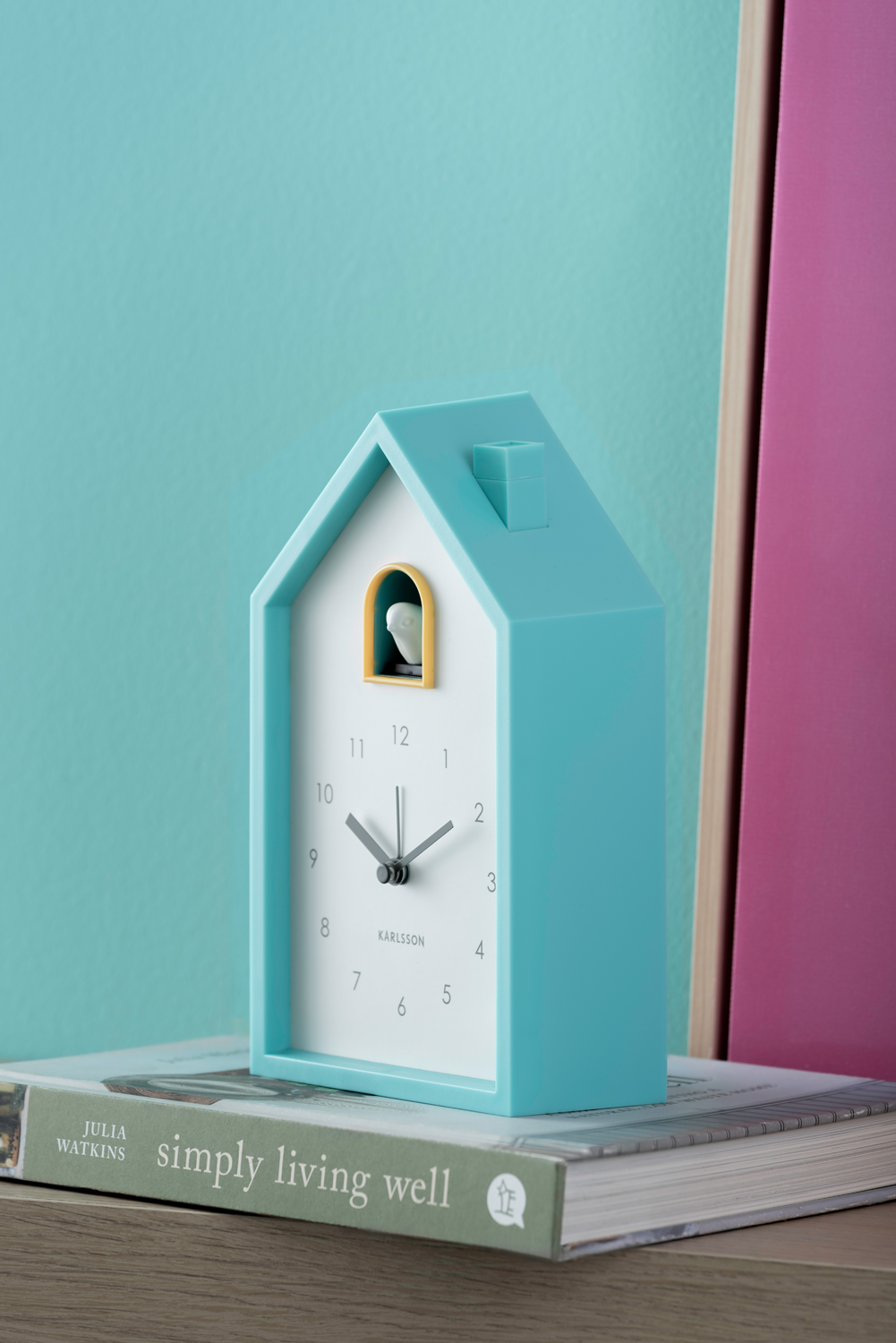 Alarm clock Modern Cuckoo jungle green