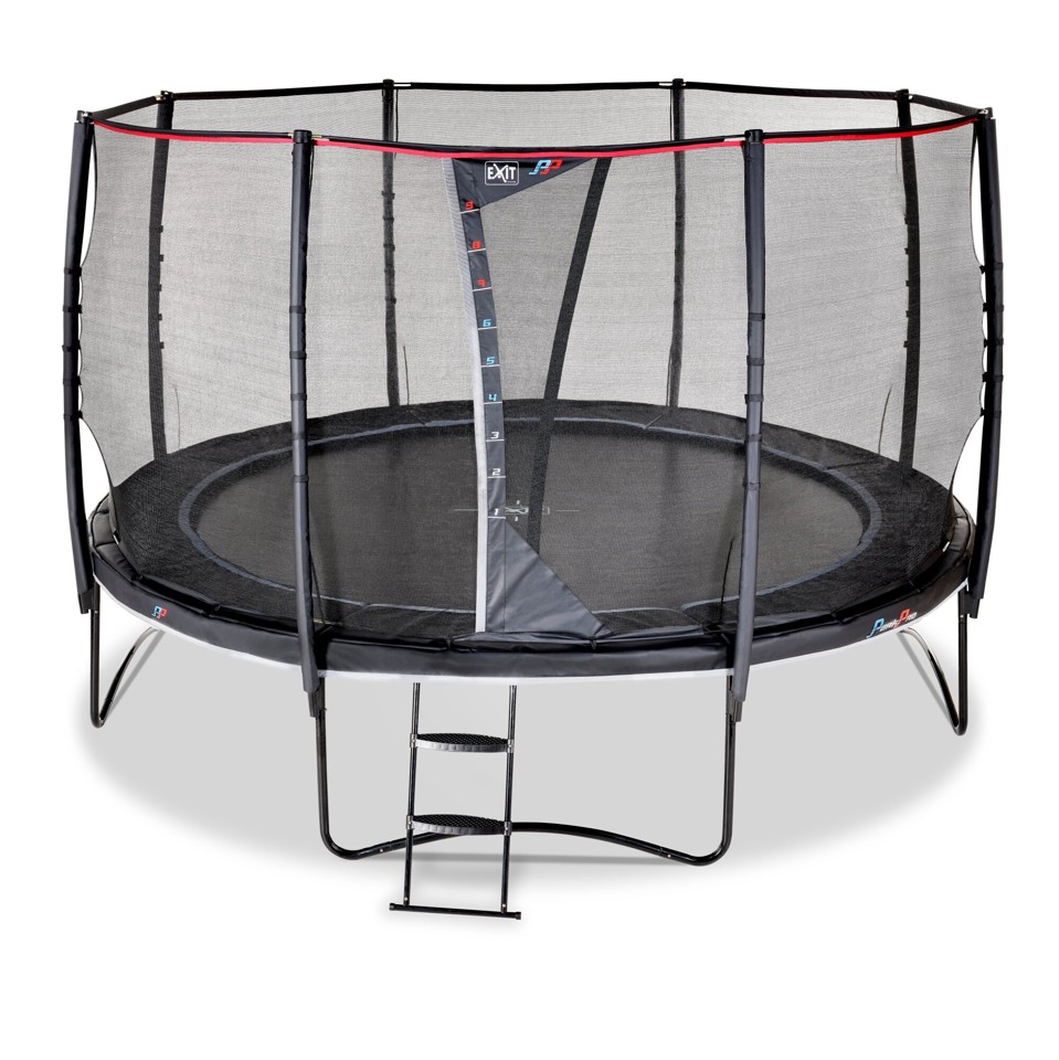 EXIT - PeakPro Trampolin 427 cm - Sort